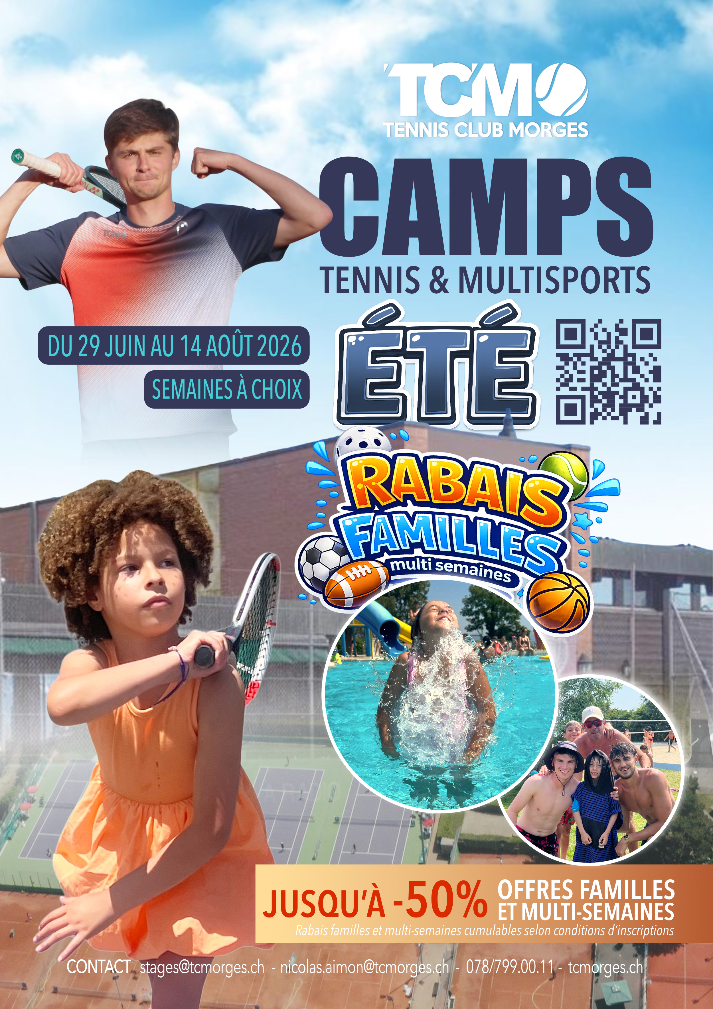 affiche stage d'été