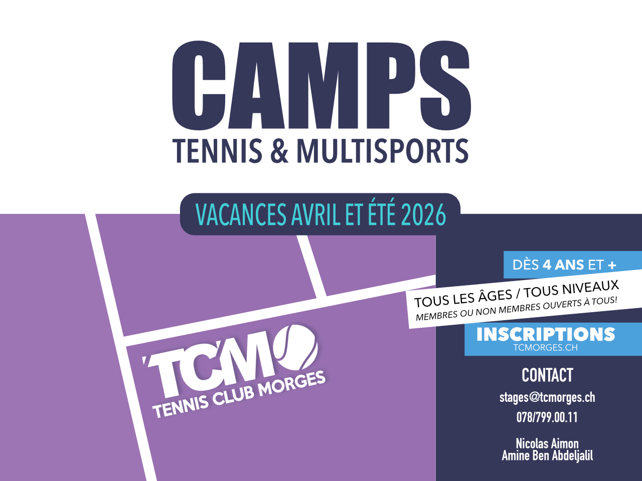 stages tennis multisports