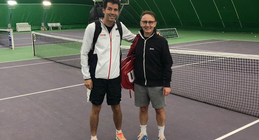 Daniel vainqueur 6/3 6/3 face aà Emmanuel 